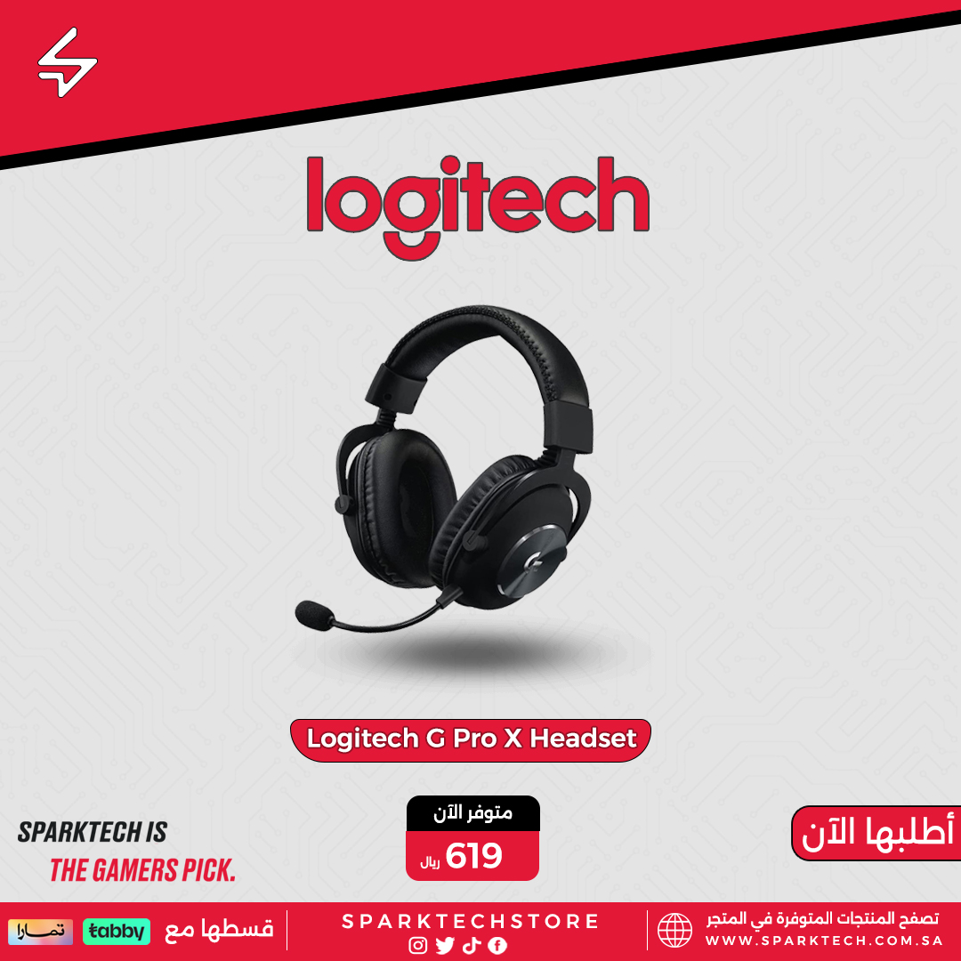 Sparktechstore's tweet image. سماعة لوجيتيك جي برو اكس تتميز بجودة صوت عالية وأداء مذهل يوفر تجربة صوتية ممتازة للألعاب والمحادثات عبر الإنترنت.

#headset #logitech #سماعة_راس #سماعة #سماعة_العاب #متجر_قيمنق #logitech_g_pro_x_gaming_headset #logitech_g #logitech_g_pro #سبارك_تيك #تجميعة_كمبيوتر #pcgaming