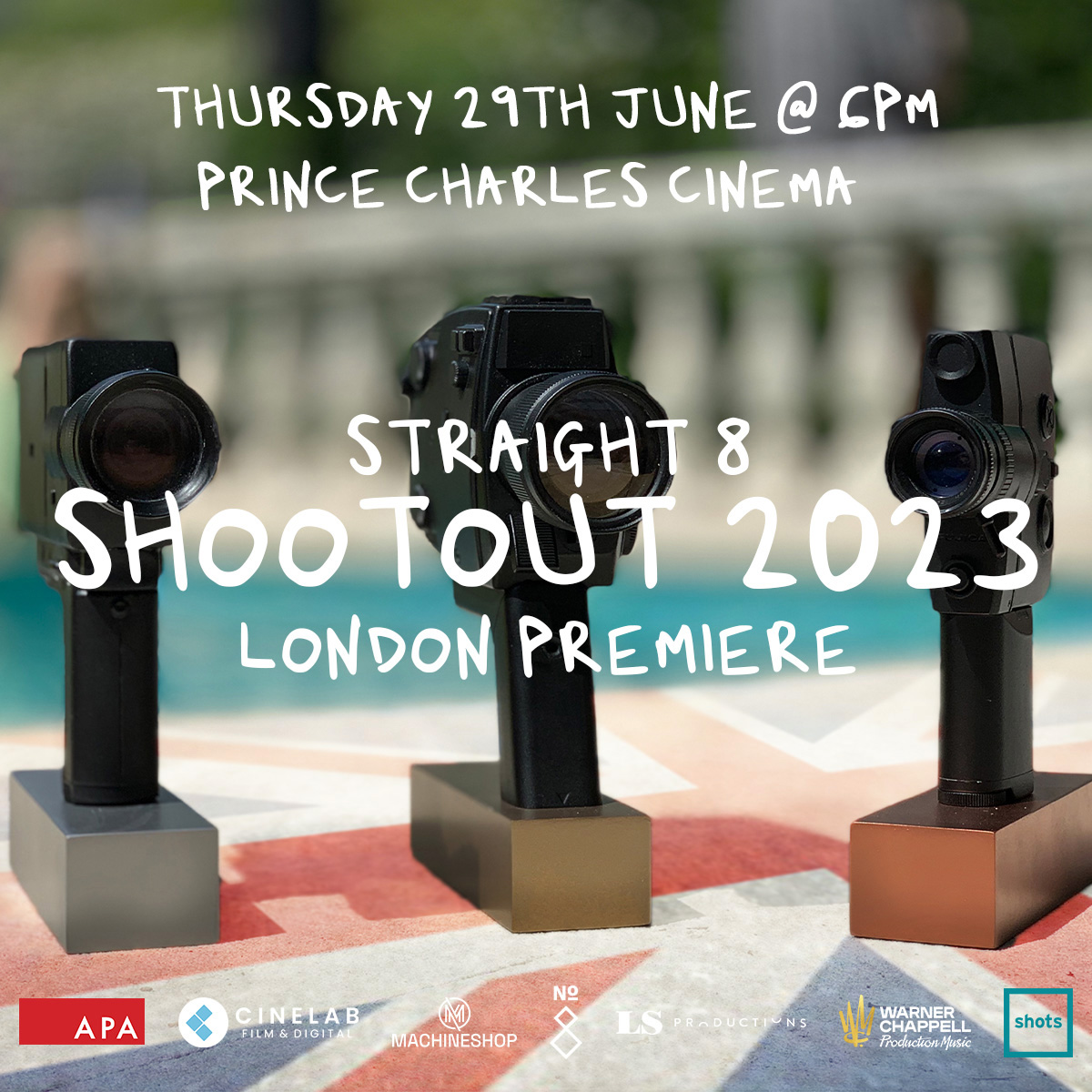 HOT OFF THE CINEMA SCREEN IN CANNES 🏖️ DIRECT TO LONDON’S LEICESTER SQUARE!!!

SEE WHAT THE BRAVE COMPANIES THAT ENTERED SHOOTOUT MADE WITH A ROLL OF SUPER 8 EACH, NO POST-PRODUCTION AND A WHOLE LOT OF COURAGE. 

TICKETS IN THE BIO 🎥