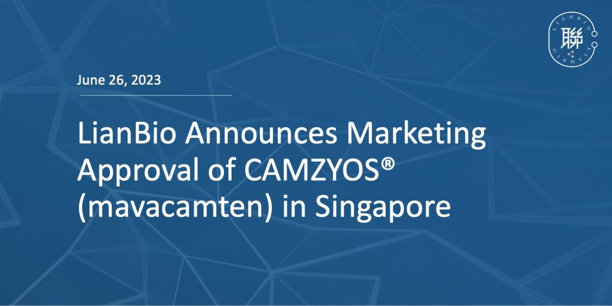 We are pleased to announce that CAMZYOS® (mavacamten) was approved for the treatment of adults with symptomatic obstructive hypertrophic cardiomyopathy (oHCM) in the Republic of Singapore. Learn more here: bit.ly/43WkqPh