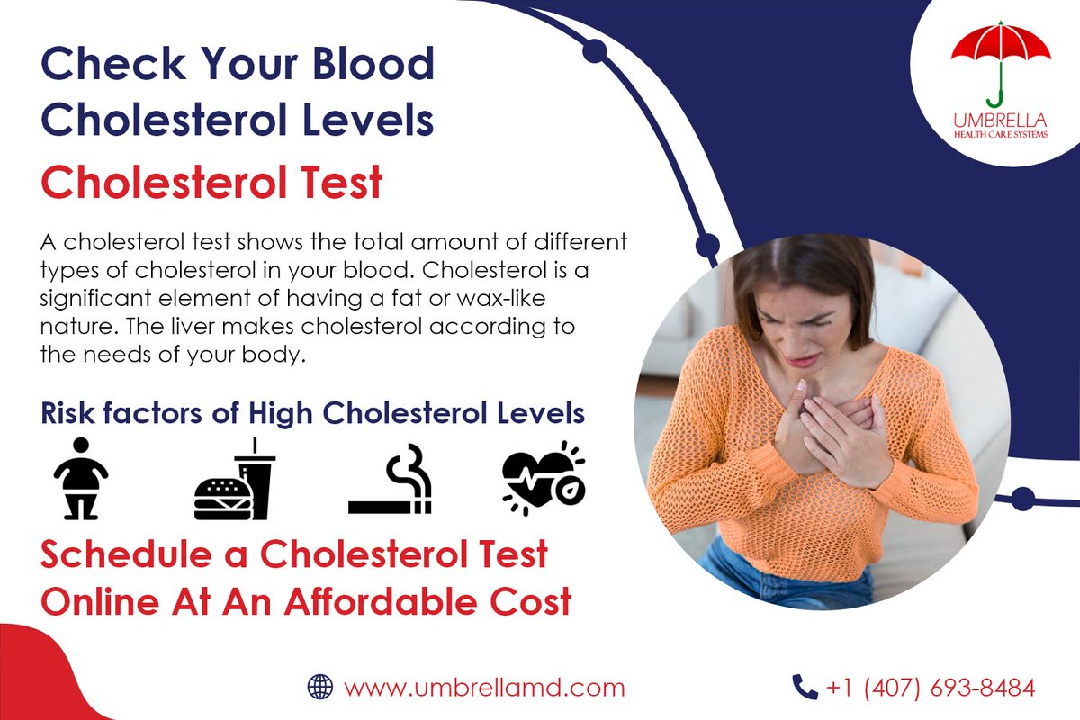 Check Your Blood Cholesterol Levels
Book: umbrellamd.com/labtest/vldl-c…
#bloodcholesterollevels #cholesterol #cholesterollevels  #CholesterolAwareness #CholesterolHealth #maintainingcholesterollevels #OnlineLabTesting #BookLabTestsOnline #ConvenientLabTesting #VirtualLabBooking