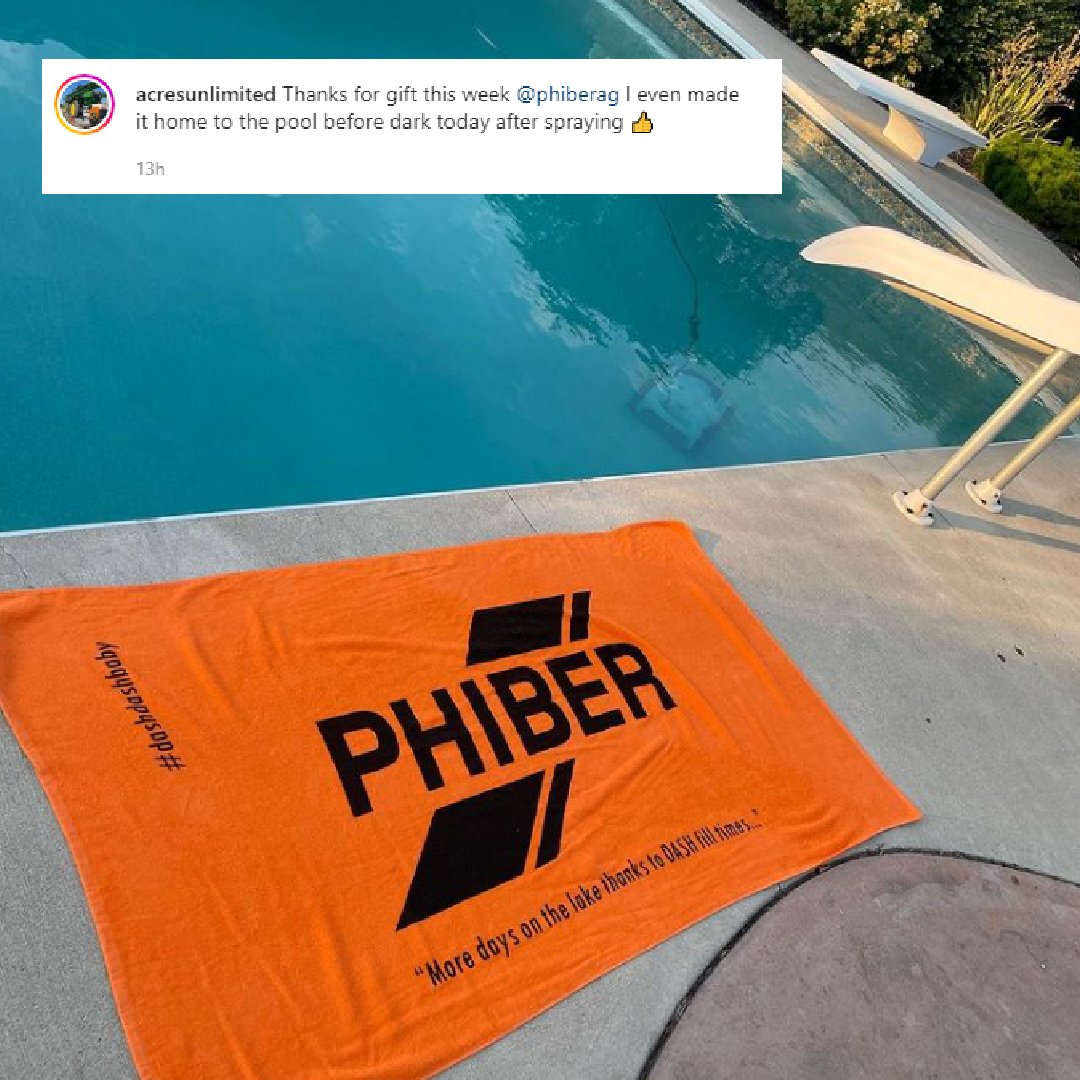 PhiBerAG's tweet photo. Its about that time! DASH DASH Baby! 
Here's to more days on the lake (or at the pool), because of DASH fill times, THIS SUMMER!
#PhiBer #DASHdashBaby #Plant23 #Spray23 #Agriculture #Farming https://t.co/zjrkOMq2GL
