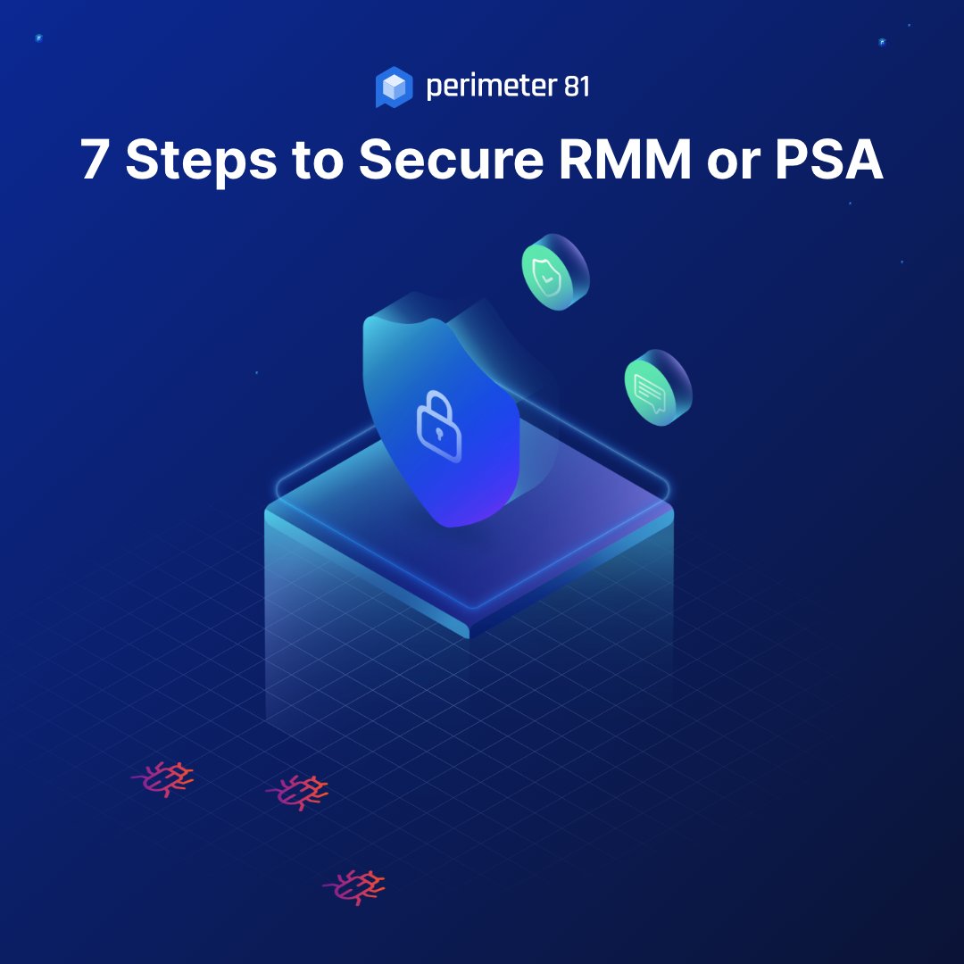 As an MSP, your customers know that you have their back.
But who’s got your back?

Follow these 7️⃣ essential steps tailored specifically for MSPs to enhance the security of your RMM or PSA platform.

perimeter81.com/blog/cloud/sev…

#msp #itpartner #mssp