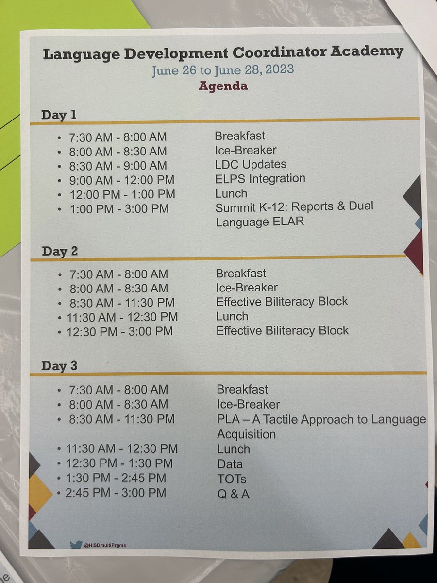 ‼️Reporting live from Language Development Coordinator (LDC) Academy! ‼️ Looking forward to equipping our school leaders with valuable resources and effective strategies for our EB students! ✏️🗒️🌎#StayTuned