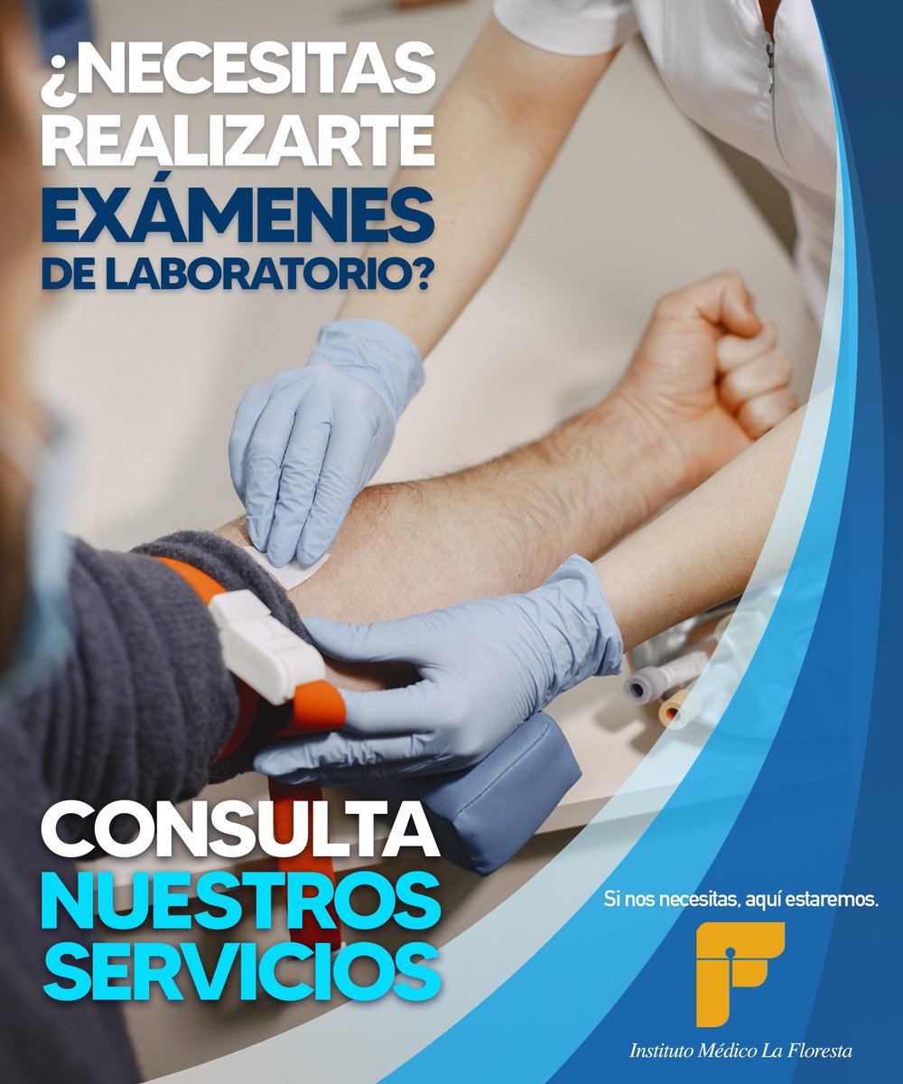 En el Instituto Médico La Floresta, contamos con personal altamente calificado, para analizar 🔬 tus muestras de sangre 💉 y ofrecer resultados seguros, precisos y confiables. 

Comunícate con nosotros al número 📱 02122846897

#laboratoriofloresta #laboratorioscaracas