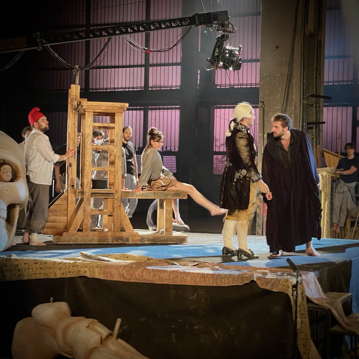 ecoleEICAR's tweet photo. 9 étudiants Acting @ecoleEICAR de 3e et 4e année ont participé au Madàch Project dans le cadre des #theatreolympics2023. Ce fut une performance marathon inoubliable de plus de 6h aux côtés d’étudiants de 11 pays.
#MadáchProject #TheTragedyOfMan #budapest #TheatreOlympics #SZFE https://t.co/PQ8EQmQ1nH