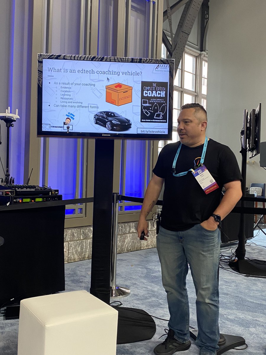 kvirginiabond's tweet image. Learning is a collaborative sport. Adam Juarez in the EdTechplayground #ISTELive23 #edtechcoaches