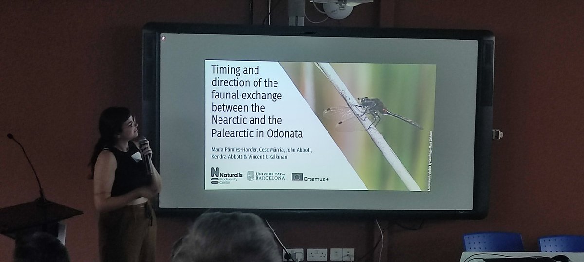 Nice talk by <a href="/mariapamhar/">Maria Pàmies-Harder</a>, who is a MSc student in Biodiversity at <a href="/BiologiaUB/">Facultat de Biologia UB</a> &amp; <a href="/IRBioUB/">IRBioUB</a>, at International Congress of Odonatology #ICO2023 in Cyprus