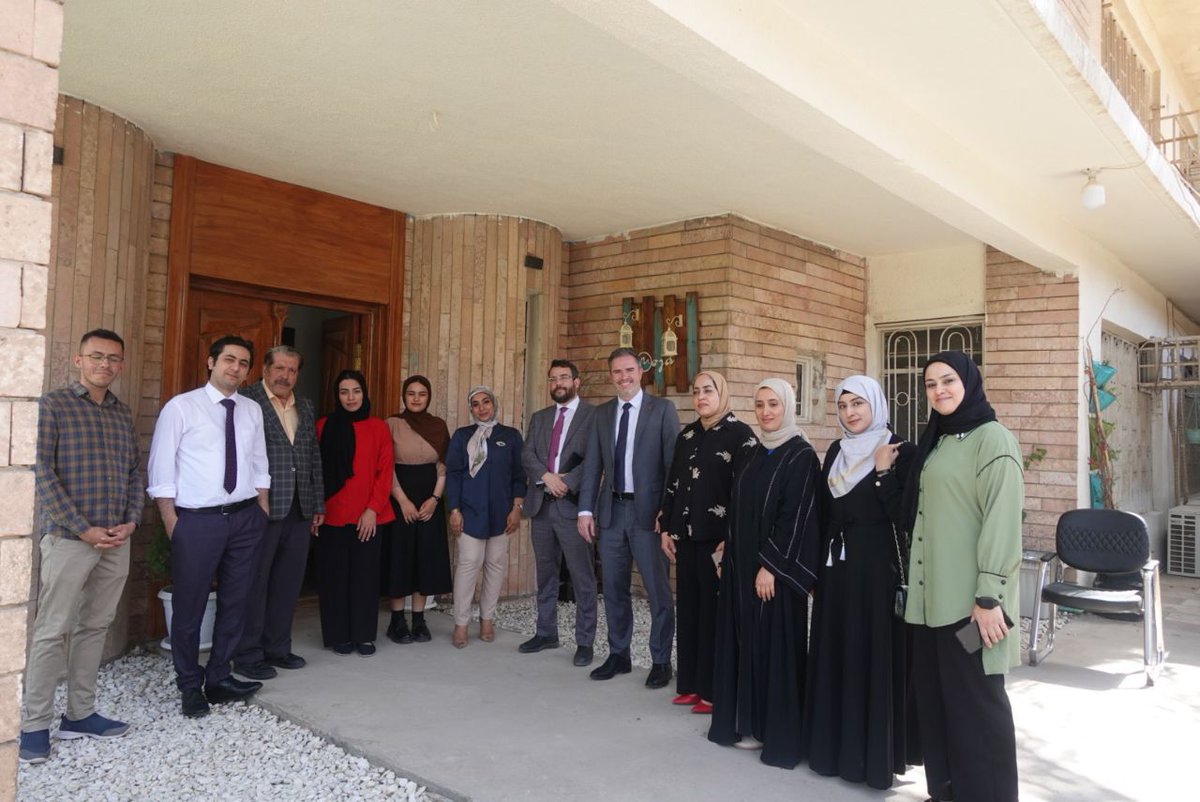 In #Najaf we were able to meet the inspiring young people at @Moja_iq! Their dedication to justice, equality, and democracy in #Iraq is commendable. Impressed by their ideas to mobilize civil society and youth ahead of provincial council elections.