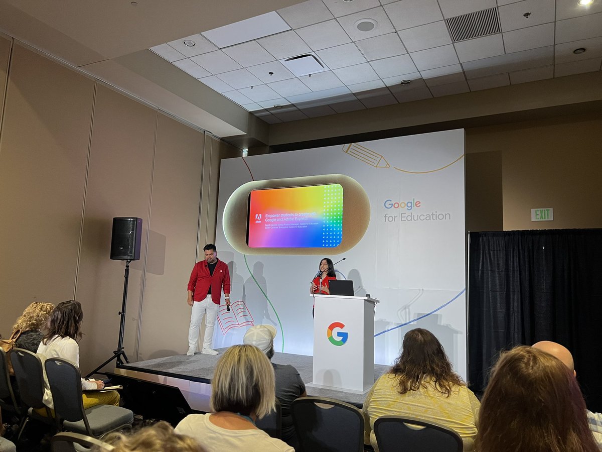 About to watch the always entertaining <a href="/TheTechProfe/">Martin Ricardo Cisneros</a> at #ISTELive23