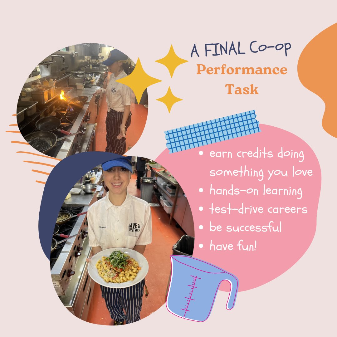 SJACo_op's tweet photo. More often than not, Co-op students love most that they can leave the classroom &amp; earn credits doing something they love. Here is a student  completing a final performance task - it was absolutely delicious! @sja_mississauga @StudentSja @DpExperiential https://t.co/RWO1flQgFJ