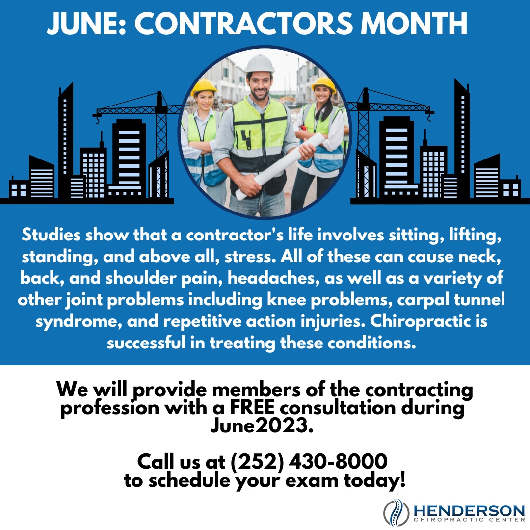 HendChiroCenter's tweet photo. Calling all #NCContractors, this is your last week to take advantage of a FREE consultation! 👷

Call us at (252) 430-8000 to schedule your exam today! 💙 

#HendersonWellnessCenter #HendersonNC #ChiropracticCare #VanceCounty #freeconsultation https://t.co/eyLs1COb6z