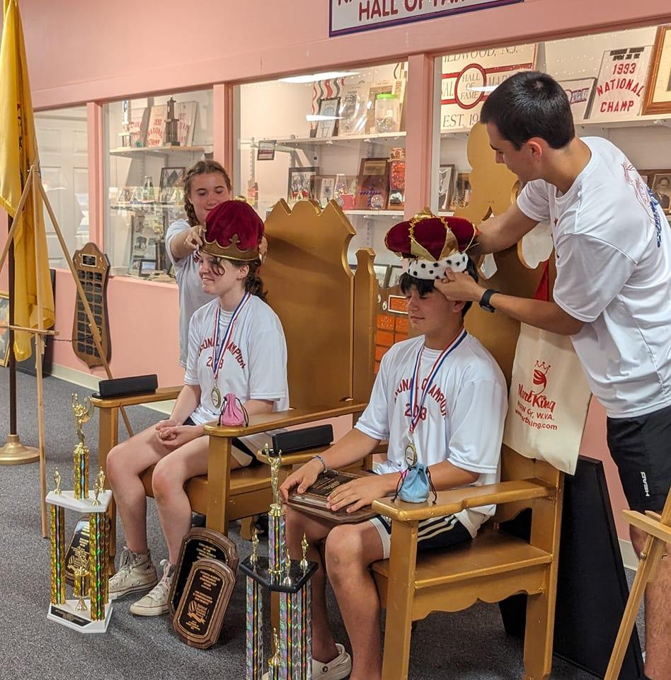 Let's hear it for our 2023 Marbles Champions! Isaiah Garcia, of Philadelphia, Pa., and Jessica Thompson, Middletown, Md. Congrats!