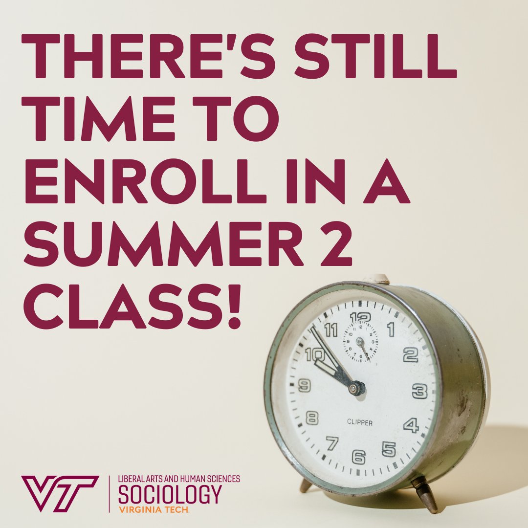 Wish you'd signed up for a summer class to get ahead, learn something new, and pass the time this summer? Well, you're in luck! Summer 2 classes don't start until next Wednesday, July 5, so there's still time! Next Friday, July 7 is the last day to enroll in a summer 2 class.