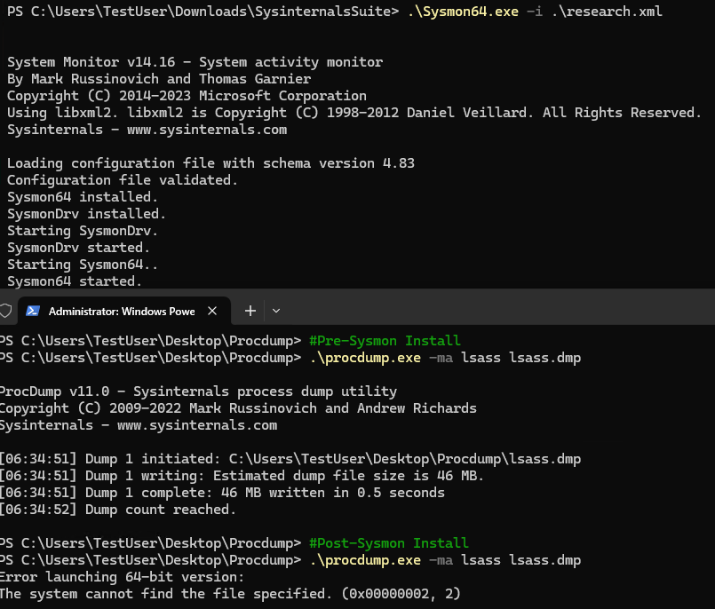 JonnyJohnson_'s tweet image. Seems like Sysmon is starting to incorporate preventative capabilities. Using latest Sysmon with @olafhartong &apos;s research config.