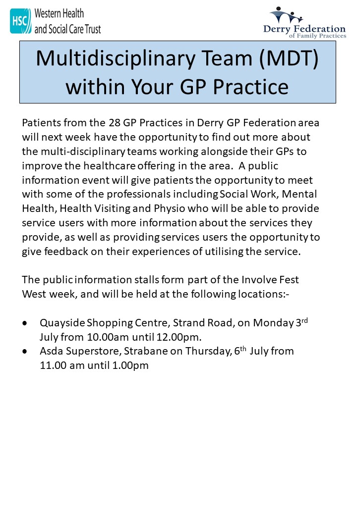 Derry GP Federation (@gpfed_derry) on Twitter photo 