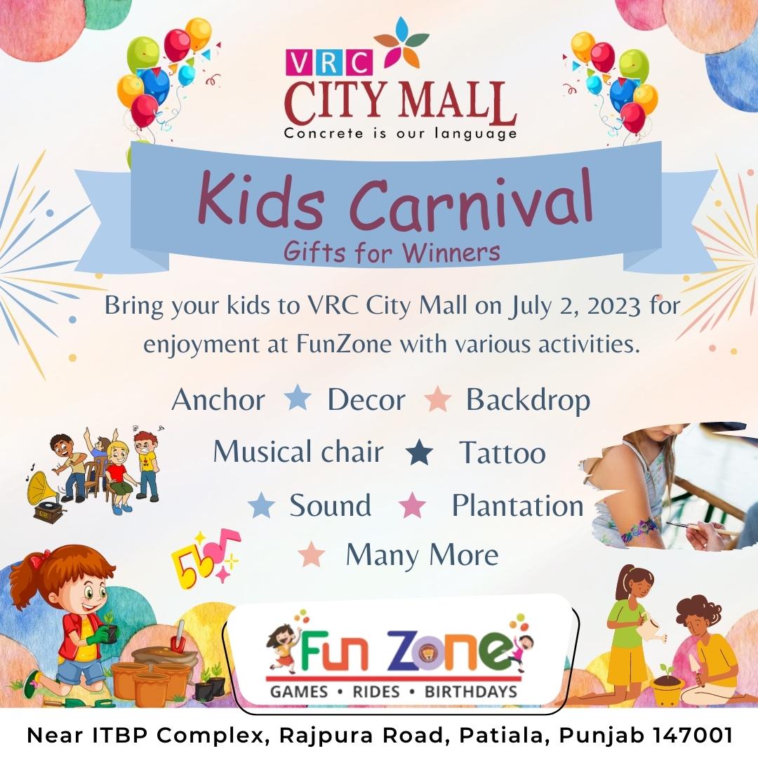 vrccitymall's tweet image. Calling all parents! 

Mark your calendars for 2nd July and head to VRC City Mall with your children. 

Our FunZone awaits for you, with an array of activities like Anchor, Decor, Backdrop, Plantation and more! 🎠🎉
#funzone #vrccitymallpatiala #games #rides #foodcourt