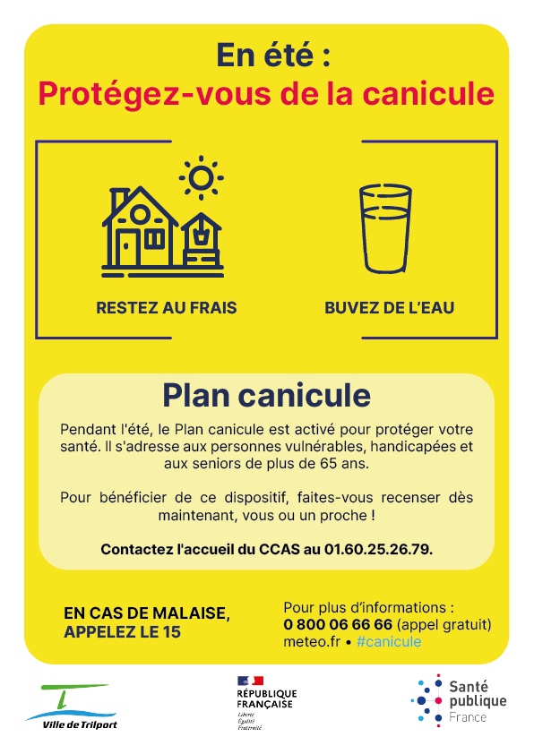 🌞🔥 Soyez vigilants face aux fortes chaleurs 🌡️☀️

☑️ Prenez soin de vous et de vos proches pendant les fortes chaleurs ! Les températures élevées peuvent être dangereuses.

#Santé #Canicule #Sécurité