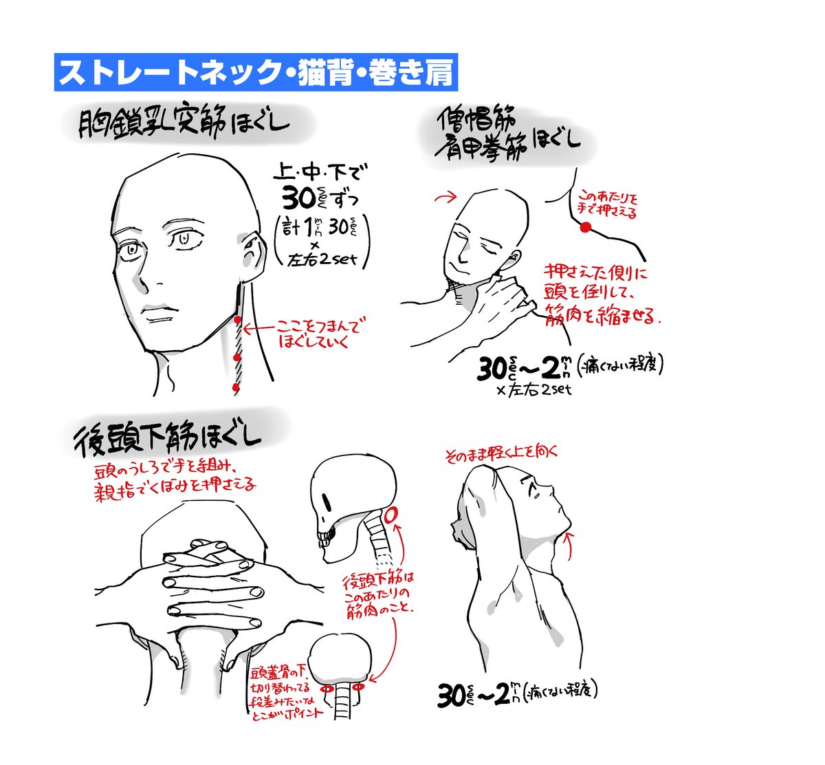 自分用にストレッチとか筋トレのメニューを絵に起こしておこうと思ったら思ったよりお絵描きが楽しくなってきてしまったんですけど、こういうの公開されたら読んでみたいかも、って方いらっしゃったらいいねしていただけると参考になるのでご一読ください (公開する際は無料+参考元は明記します)