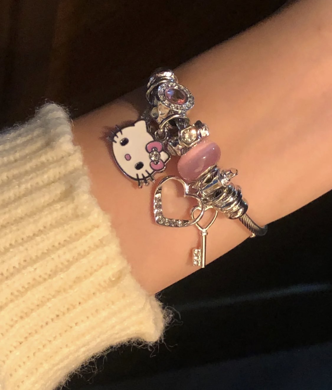 Hello kitty charm bracelet pandora deals