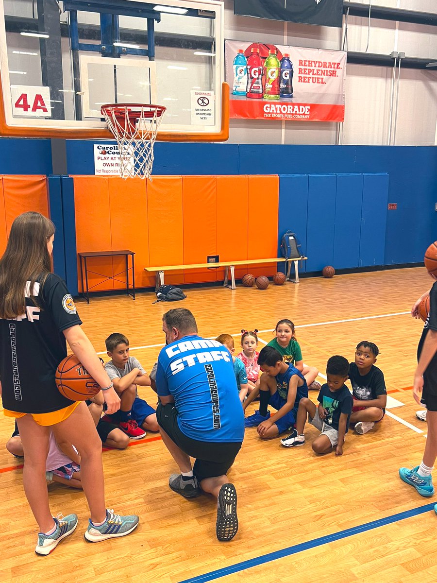 My angel Anabelle in her very first summer basketball camp💕🏀

Jr. Attack Camp @ Carolina Courts👊🏻

5-7 year olds learning the game from the great Coach Rob Dooley🙌🏻

#FOPBasketball