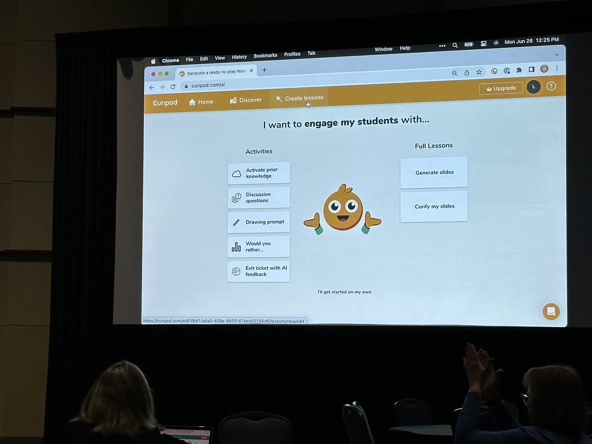 Exciting updates to @curipodofficial just yesterday! Educators, use this tool to generate slides on virtually any subject! FREE to educators!! #ISTE23