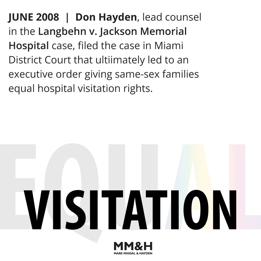 Don Hayden, lifelong advocate for #humanrights and #equality. 

#lawrealigned #diversity #LGBTQ #samesexfamily #hospitalvisitation #Pridemonth