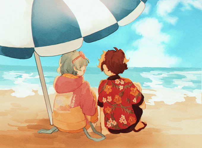 「1girl hawaiian shirt」 illustration images(Latest)