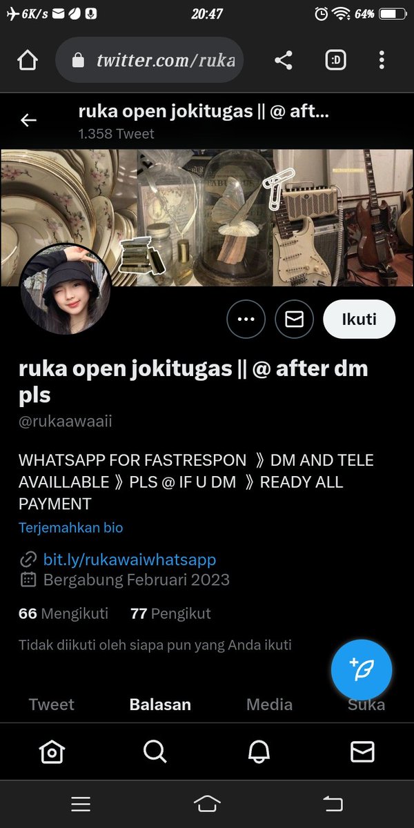 gasukaTaroo's tweet photo. @rukaawaaii jadiii, aku joki di penipu inihh. Udah tf 46k(1k admin). Eeh pas deadline ga dikirim, udah spam gadigubris. Skrg diblok. Kalo udh refund kabari ya @rukaawaaii
Kasian lu miskin harta, miskin tanggungjawab. Sampe nipu sgl
#zonauang️  #jokitugas https://t.co/KXYtQksckp
