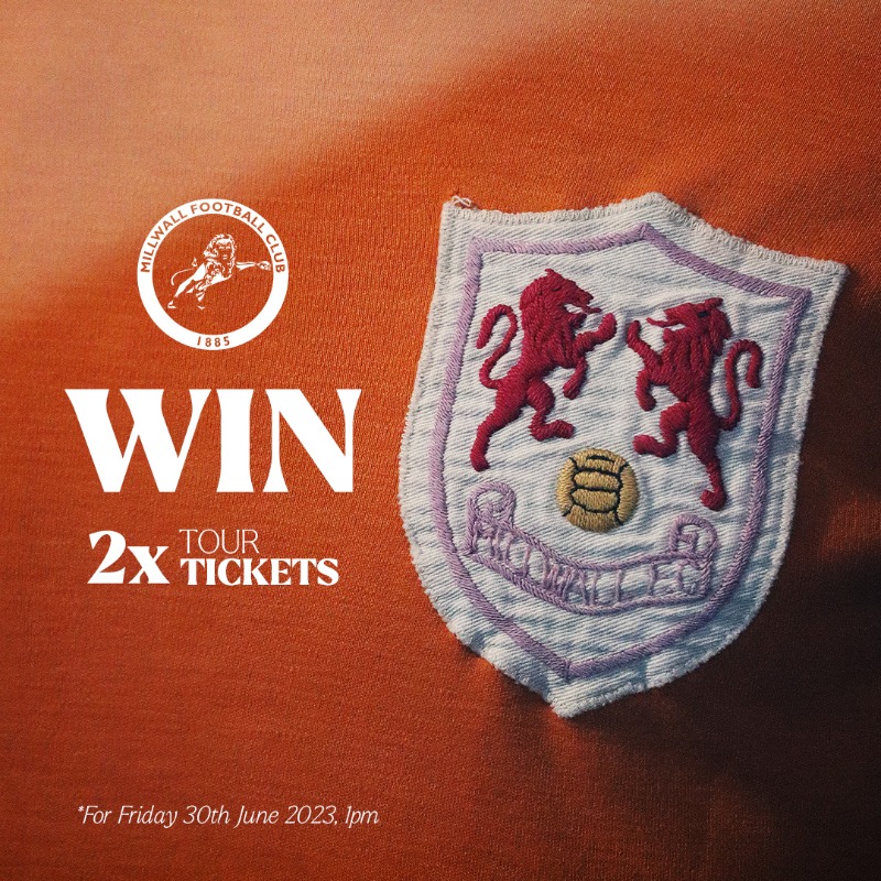 MillwallTickets's tweet photo. 🙌 Want to win 𝗧𝗪𝗢 tickets to this Friday's Stadium Tour?

🔄 𝐑𝐄𝐓𝐖𝐄𝐄𝐓 this tweet
📲 𝗙𝗢𝗟𝗟𝗢𝗪 @MillwallTickets

#Millwall