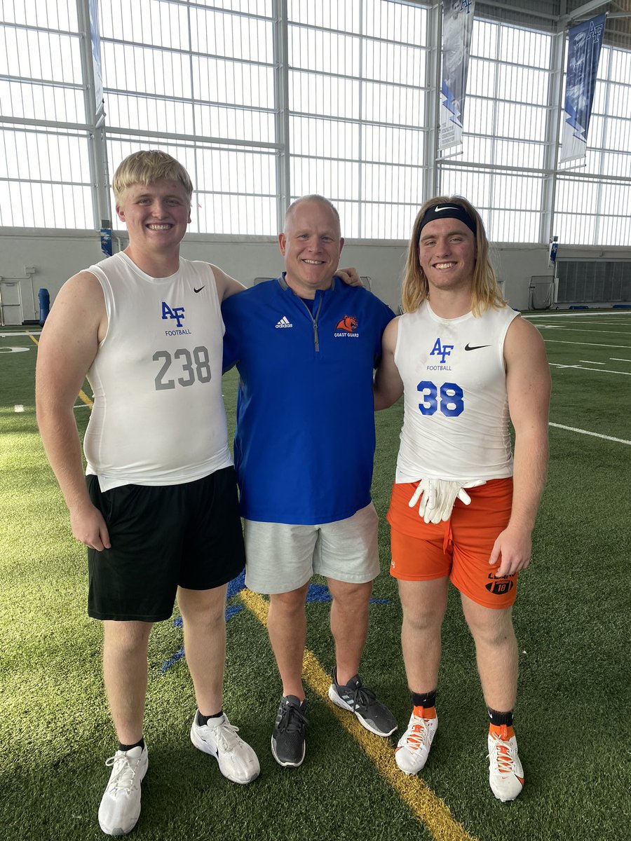 Thanks @CoachJBWells for attending the @AF_Football camp.I learned lots about the @CGA_Football program! I look forward to hearing more! @CoachCCGrant