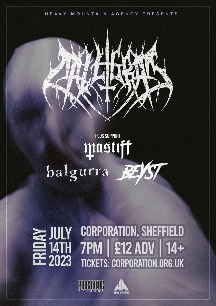 REUNITED AND IT FEELS SO GOOD

Beyond stoked to be joining our former tour mates @calligram_uk at the Sheffield date of their U.K. tour next month! 

#Calligram #MastiffHCHC #Balgurra #Beyst #LiveMetal #UKHardcore