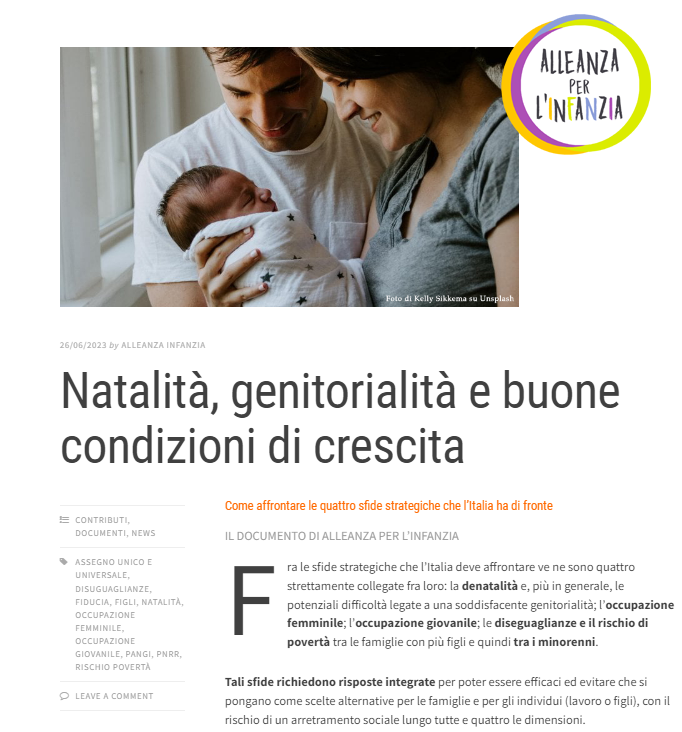 Per mettere al mondo un figlio i giovani hanno bisogno di buona occupazione, congedi, servizi, welfare ma anche di avere fiducia nel futuro e in sé stessi, essere considerati un bene prezioso per la società.
➡️Leggi: go.shr.lc/3pgv98f