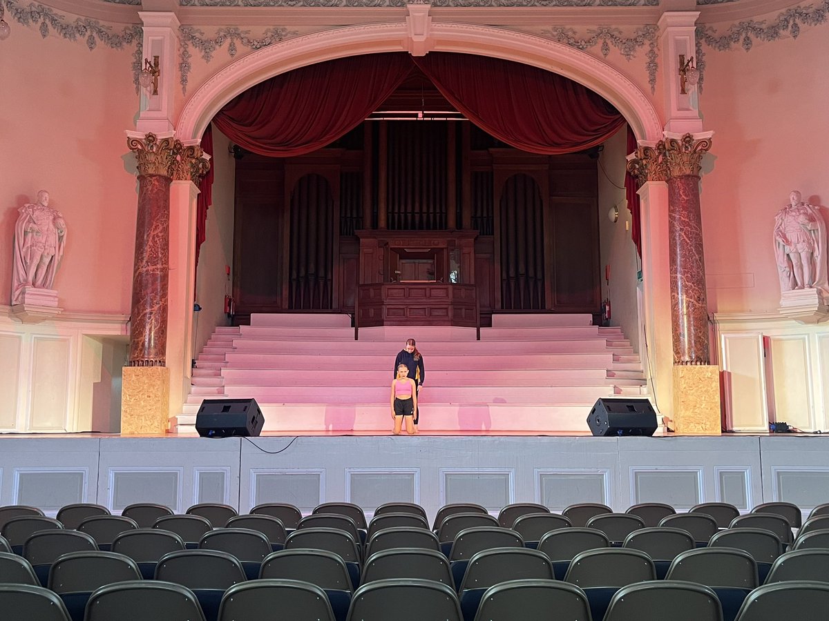 We are at the Cheltenham town hall today for The Great Big Dance Off National Final with two year 8’s performing their duet! The girls performed well in their rehearsal! Fingers crossed for later!  <a href="/tgbdo/">thegreatbigdanceoff</a> #competitiontime