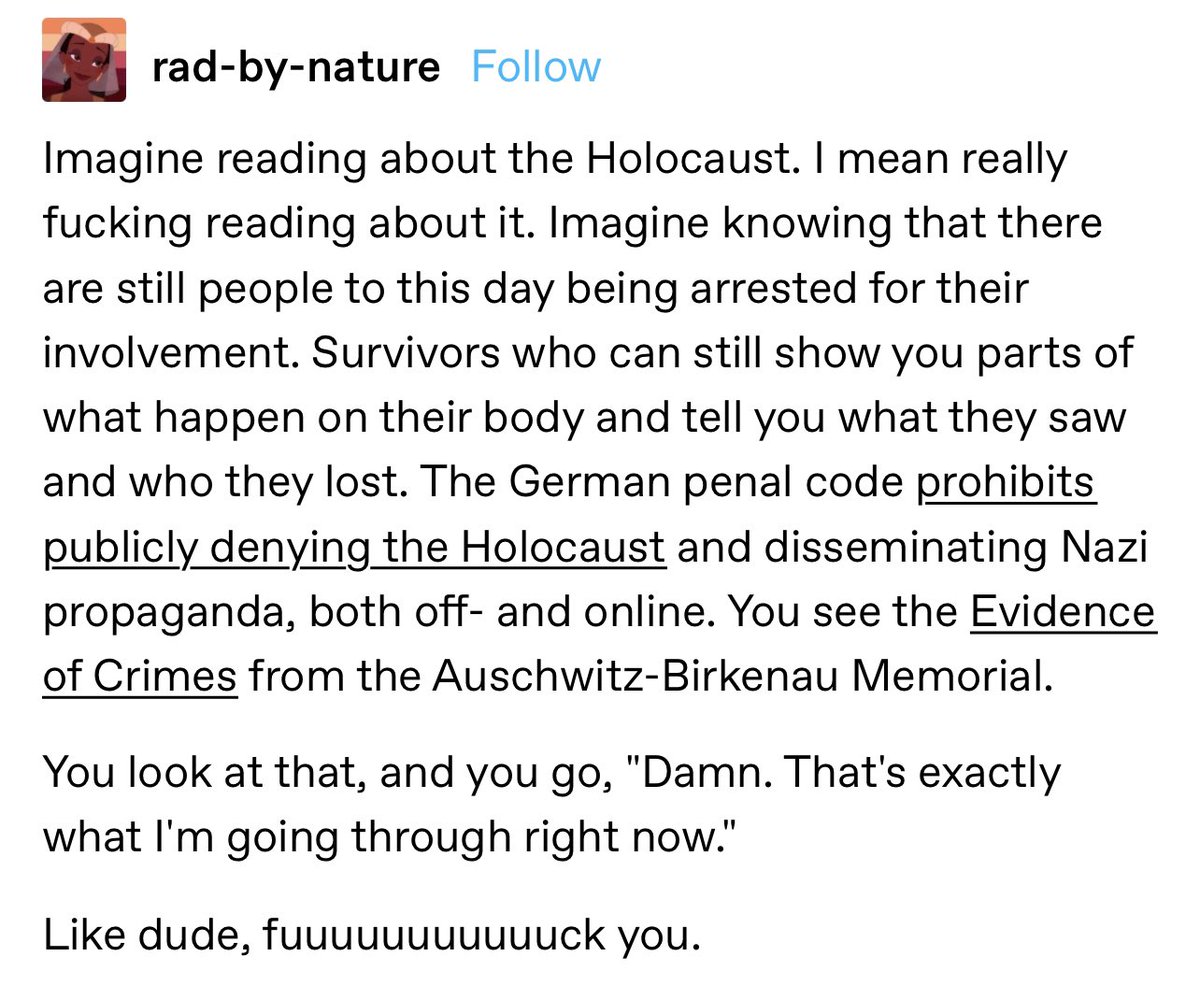 this has been on my mind for a while. the ‘trans genocide’ hyperbole is a gross misappropriation of the word and an insult to all victims of such atrocities