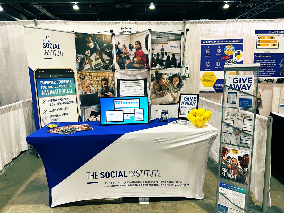 Come join us @TheSocialInst Booth 959! @ISTEofficialn #ISTELive #WinatSocial