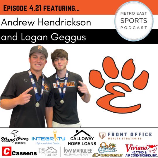 ThI se guys on our recent episode!! Listen in here—&gt; open.spotify.com/episode/7yfs0W…
<a href="/LoganGeggus7/">Logan Geggus</a> <a href="/Andrewhendy24/">Andrew Hendrickson</a> <a href="/Barstool_Eville/">Barstool Edwardsville</a> <a href="/ehs_orangerush/">Edwardsville’s Orange Rush</a>