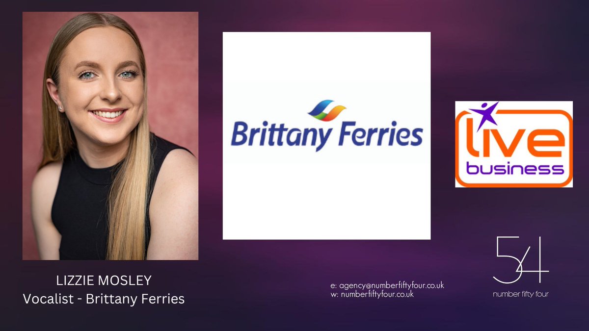 Congrats to 2023 @chiuniMTP grad LIZZIE MOSLEY
<a href="/lizziemosley_/">Lmo</a> who will be joining Brittany Ferries as vocalist from next month 

Thank you <a href="/livebusinessltd/">Live Business</a>

#N54Agency #newgrad