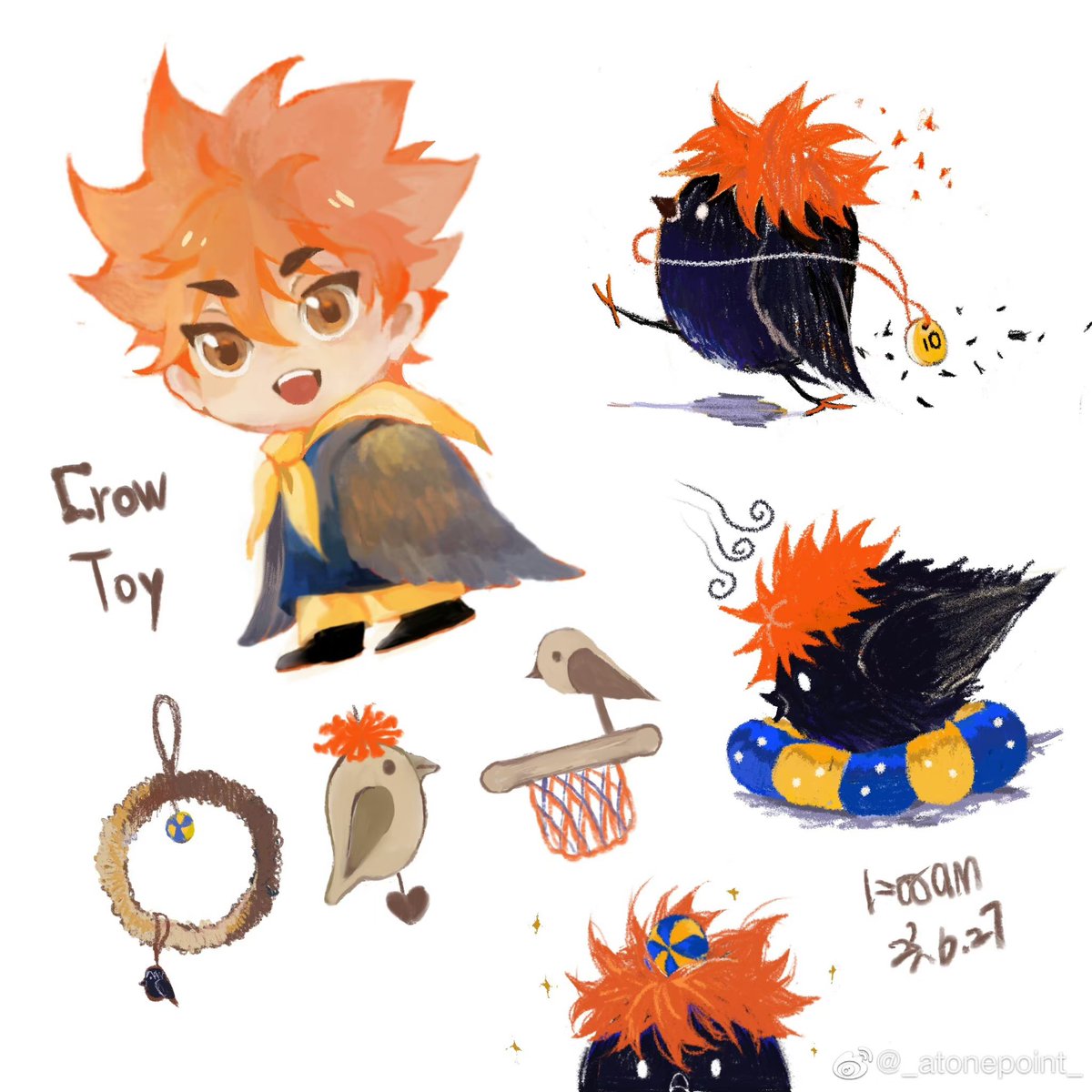 #日向翔阳 
小乌鸦