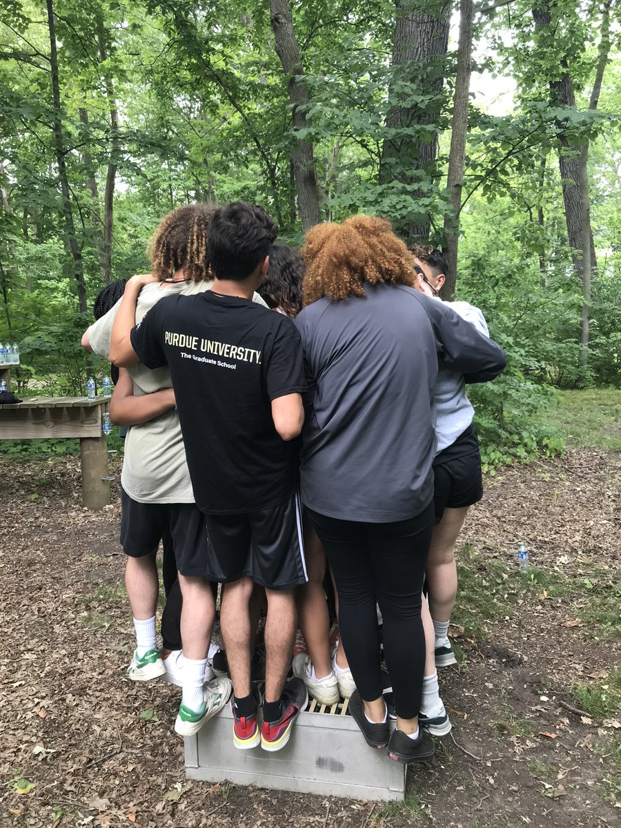 PurdueOGDI's tweet photo. Our 2023 Summer Research Opportunity Program (SROP) students successfully completed their team building course at the Boiler Challenge! https://t.co/nh5GAF2raX