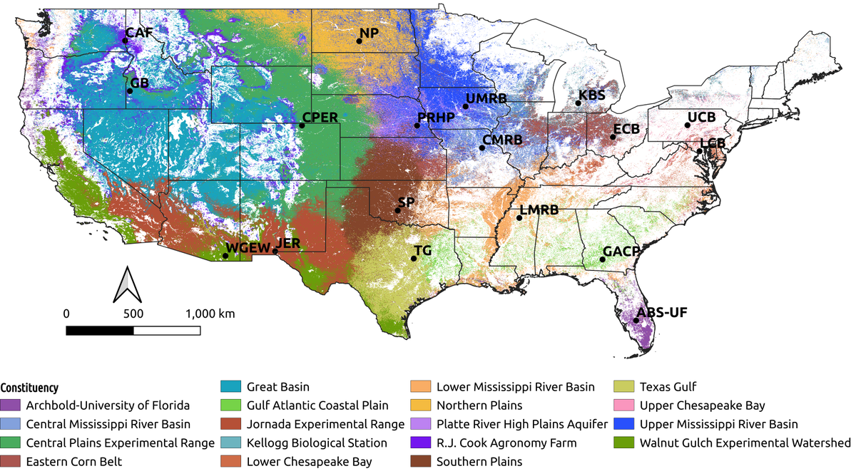 USDA_ARS's tweet photo. ARS researchers are looking to ensure that working lands in all U.S. regions are represented within the USDA Long-Term Agroecosystem Research (LTAR) Network. https://t.co/1orhY8b6me

#USLTAR https://t.co/laul50Vbt6