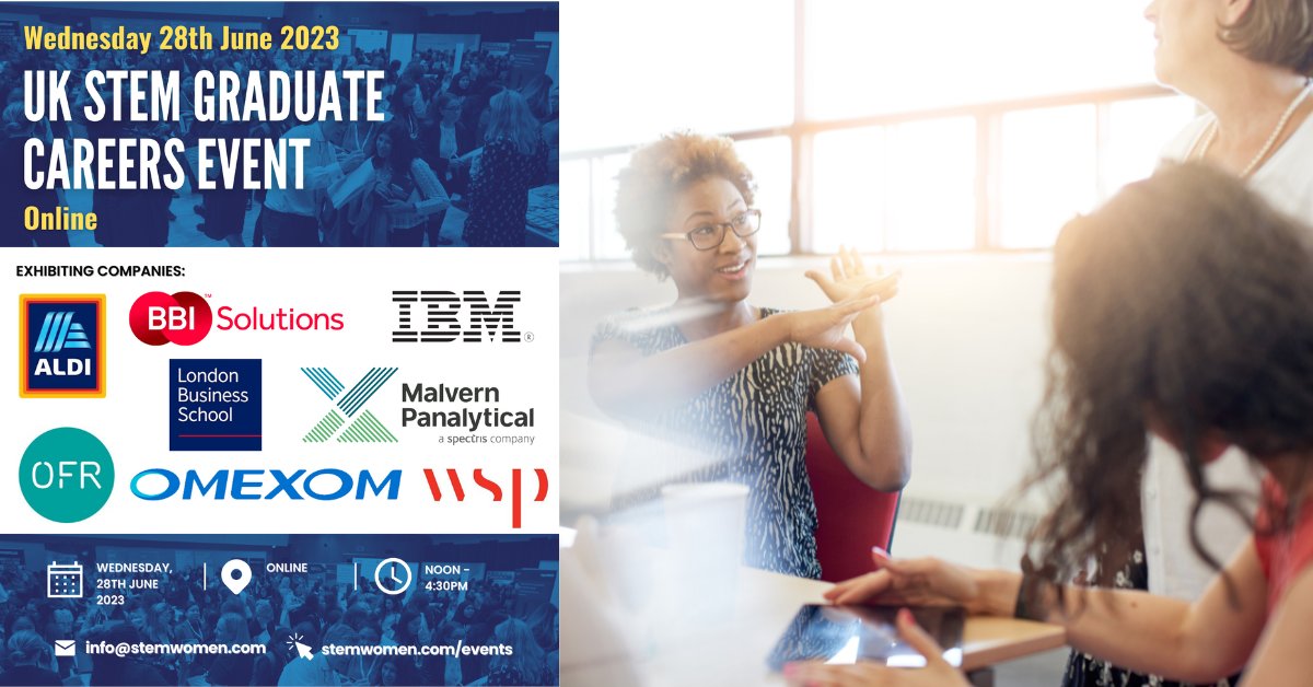 newsfrom_MP's tweet photo. 📣 Calling all graduates!
We will participate in the 'Women in STEM' event for those looking for their first #STEMcareer after university.
📆 28 June 2023
⏲️ 12.00 - 16.00 BST
🔗 https://t.co/7U967Ae39g
#ScienceGraudate #ScienceInternship #MalvernPanalyticalCareers https://t.co/ghsK5XN0V5