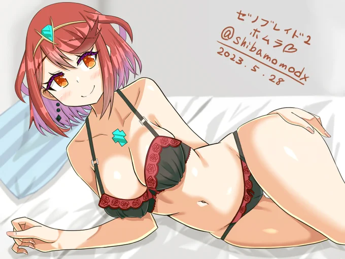 描かない奴いるのか? 最近は3本づつ描いてる。 ホムラちゃん可愛い。 #ほっぺの斜線は可愛い