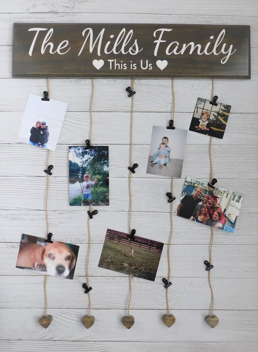 MBHandiworks's tweet image. I love how you can quickly change out photos on this display and add those fun vacation memories!
etsy.com/listing/148852… #photodisplay #lastnamesign #homedecor #photos #millybeanhandiworks