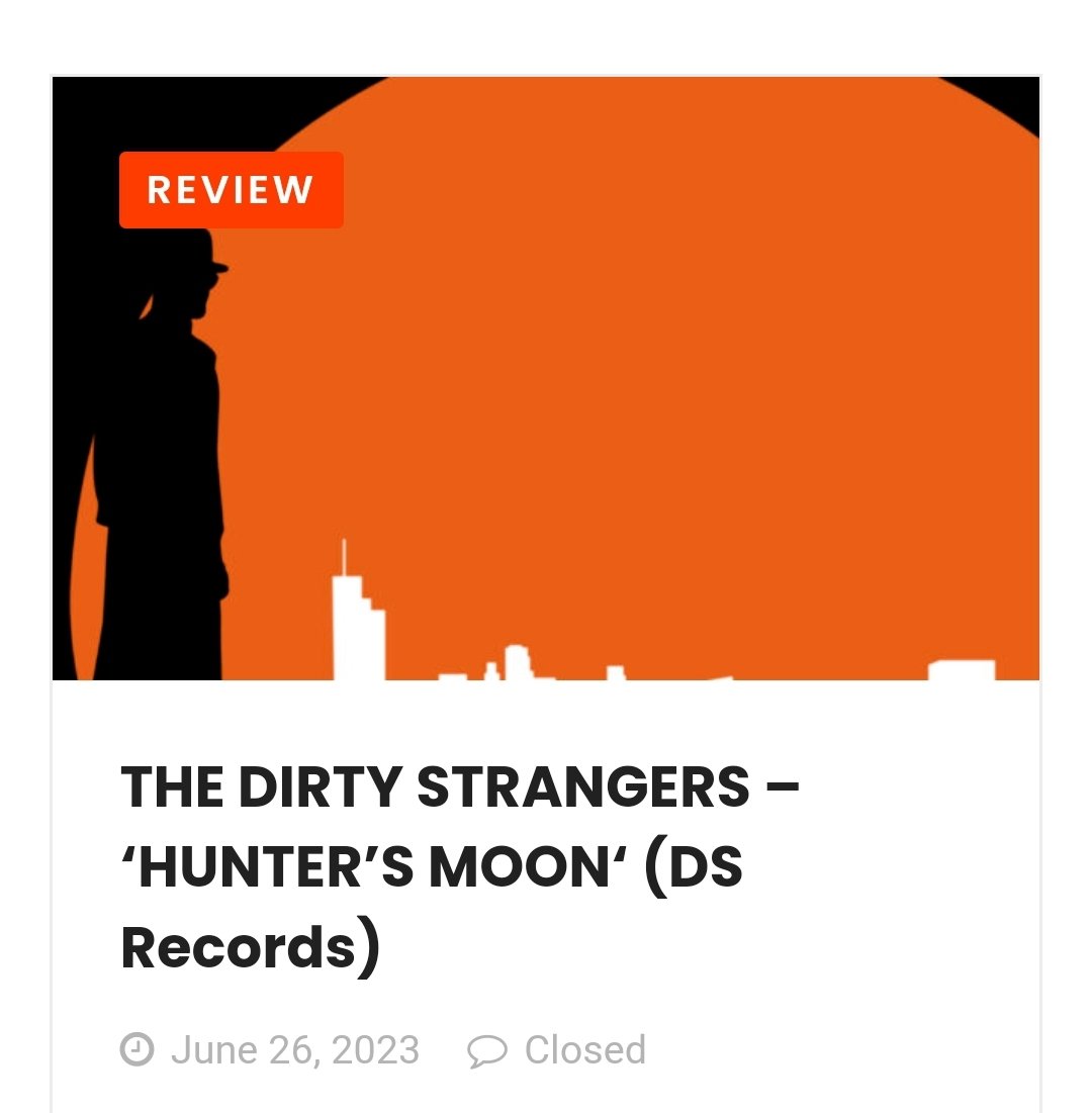 rpmonline.co.uk/?p=22407 What a treat this new <a href="/dirtystrangers/">the Dirty Strangers</a> album is. 'Hunter's Moon' is choc-o-bloc with top tunes and oozes Rock n Roll. Get excited and pre order it but not until you've read the review on rpmonline.co.uk