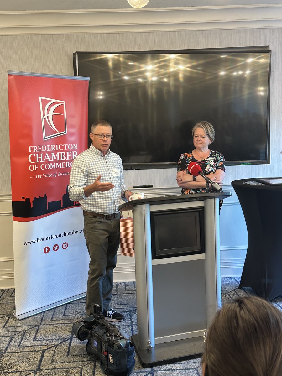Fredericton Chamber (@fton_chamber) on Twitter photo At our AGM last week we were pleased to recognize Shawn DeLong of <a href="/RogersTVNB/">ROGERS tv NB</a> with our President's Award in recognition for all the work he has done in featuring our members in our Business Insight Fredericton show! At our AGM last week we were pleased to recognize Shawn DeLong of <a href="/RogersTVNB/">ROGERS tv NB</a> with our President's Award in recognition for all the work he has done in featuring our members in our Business Insight Fredericton show!