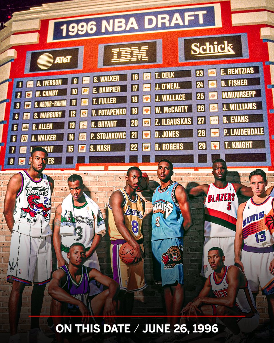 The 1996 NBA Draft was one of the greatest of all time 🙌🏀