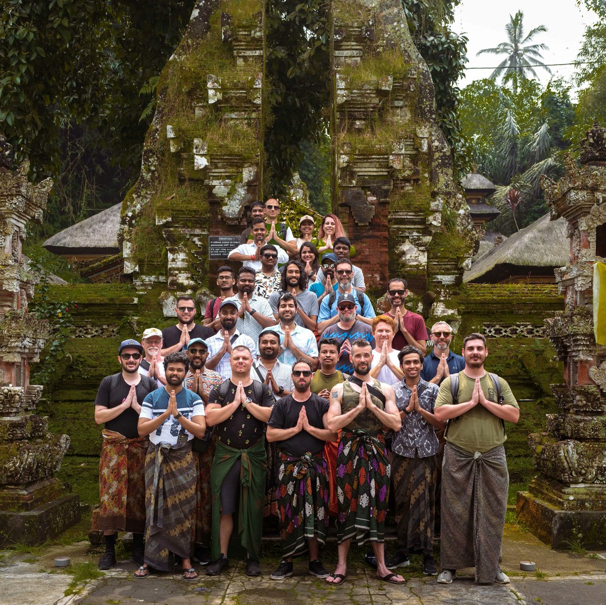wpmudev's tweet photo. Another unforgettable Bali throwback. 🌴✨ 

Exploring the ancient temples was a definite highlight. 😍 Can we go back already? 

#IncsuBali #Retreat #WPMUDEVLife #throwback https://t.co/a7j89ztUxW