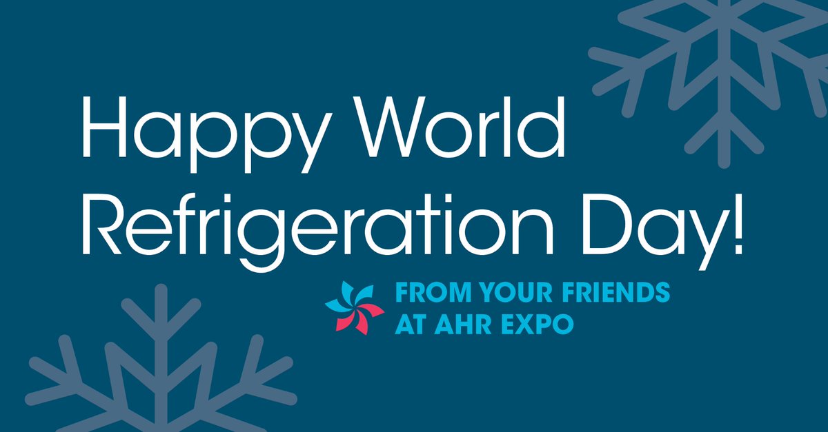 Happy World Refrigeration Day! Thanks for keeping us cool ❄️ while summer heats up 🔥 

@worldrefrigerationday
#WorldRefrigerationDay #coolingmatters #HVAC #HVACR