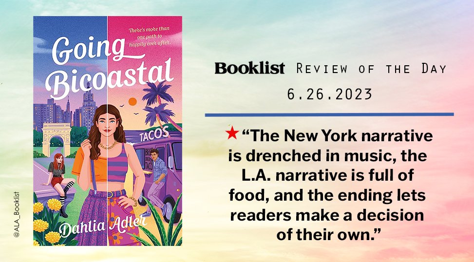 #ReviewoftheDay | GOING BICOASTAL by @MissDahlELama | @StMartinsPress @MacmillanLib | bit.ly/437L5aN