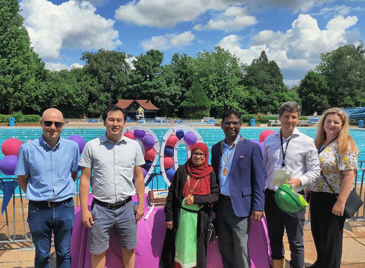 On Wednesday 21st June the <a href="/guildford_lido/">Guildford Lido</a> celebrated its 90th Birthday. As part of the celebrations Guildford’s Mayor, Masuk Miah met with Jonathan Tan &amp; Mark Chambers from Lytle Associates to look at the new Changing Room refurbishments.

#architecture #surrey #guildford #riba